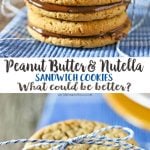 Peanut Butter Nutella Cookies