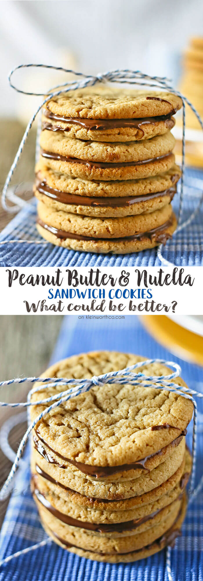 Peanut Butter Nutella Cookies