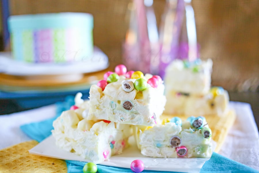 Marshmallow Easter Bars from Kleinworth & Co. www.kleinworthco.com