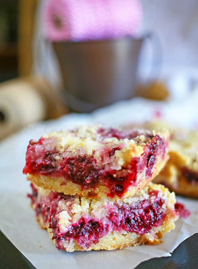 Blackberry Crumb Bars - blackberry recipe