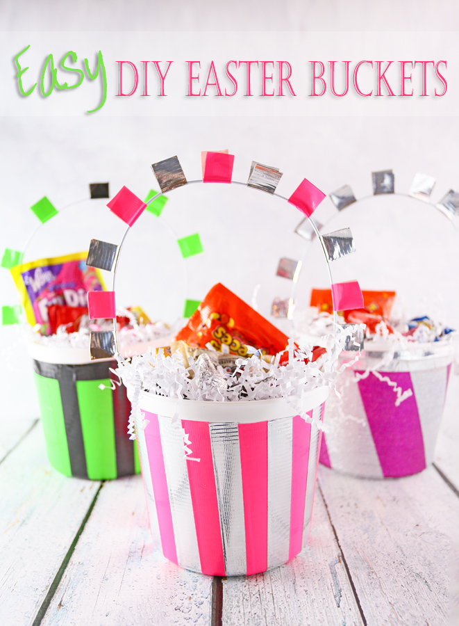 DIY Easter Bucket #DuckTape