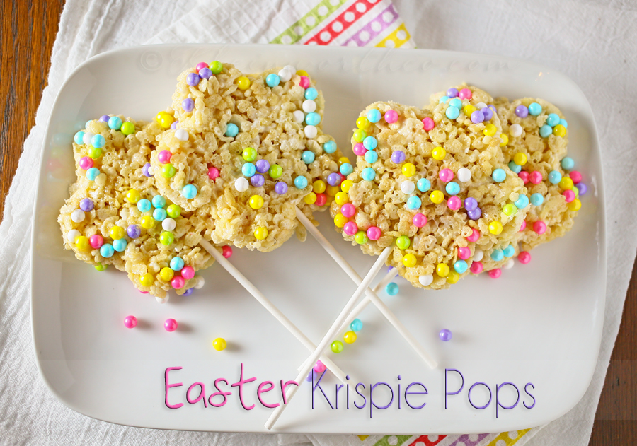 Easter Krispie Pops