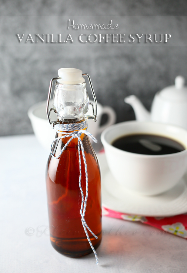 Homemade Vanilla Coffee Syrup