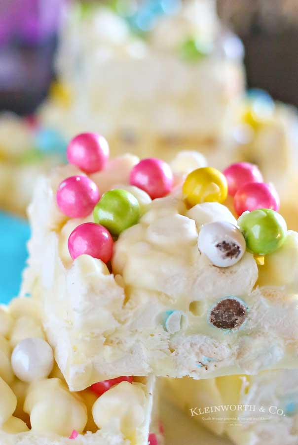 how to make Marshmallow Easter Bars