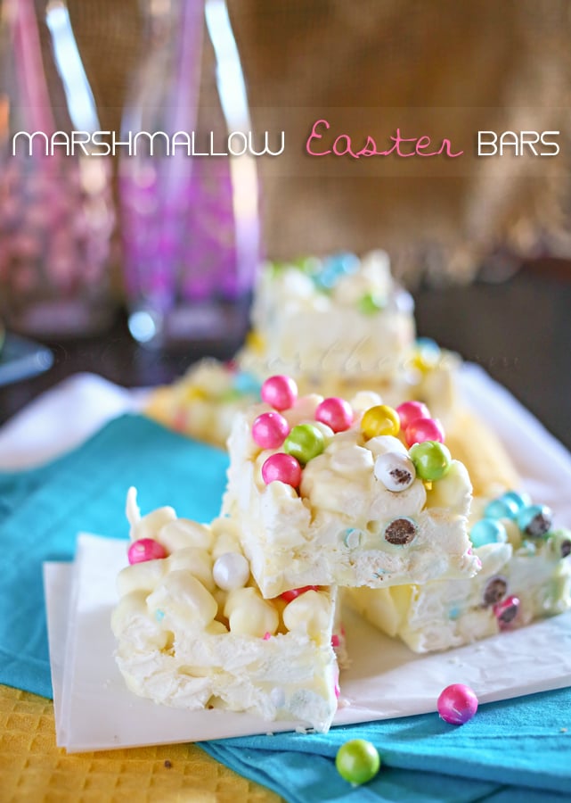 Marshmallow Easter Bars from www.kleinworthco.com #recipes