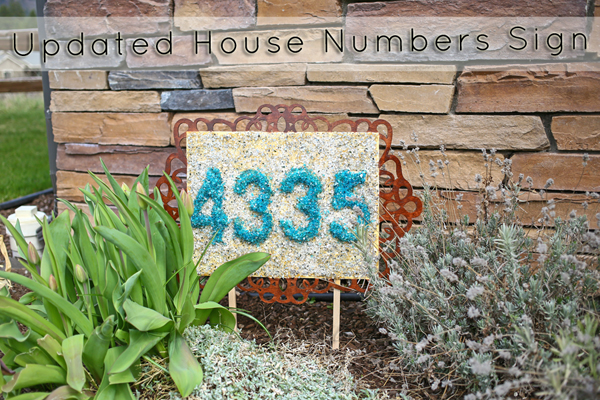 Updated House Numbers Sign