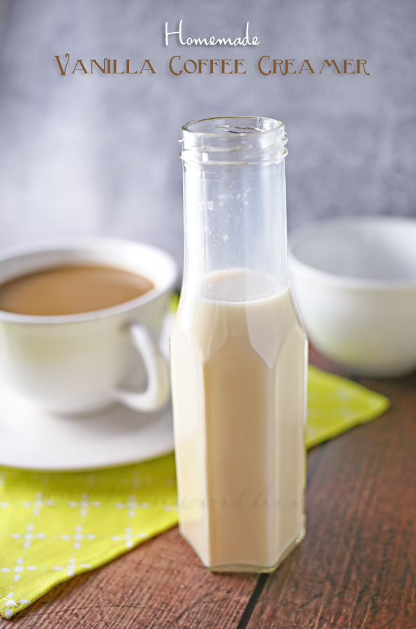 Homemade Vanilla Coffee Creamer