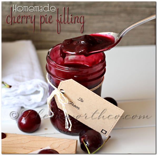 Homemade Cherry Pie Filling