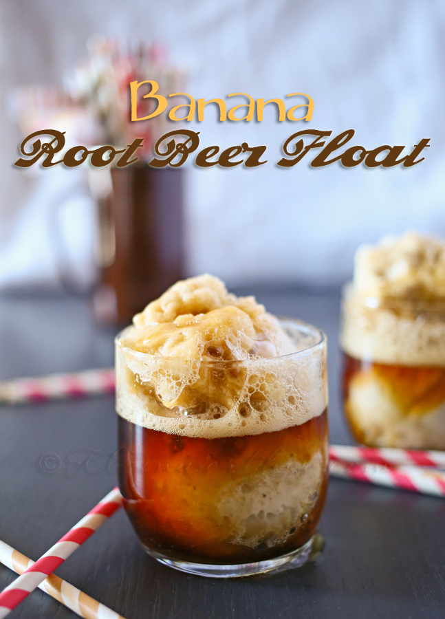 Banana Root Beer Float