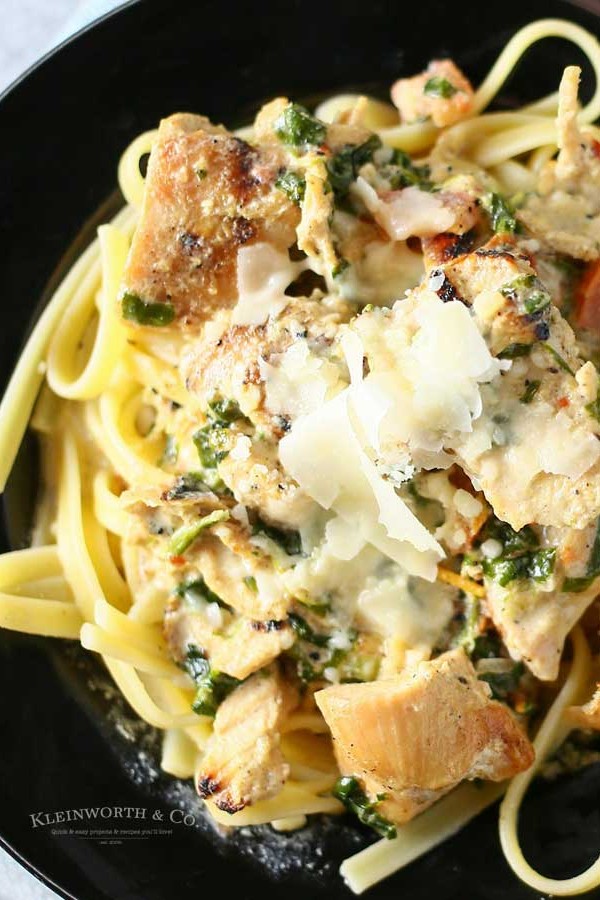 How to make Chipotle Spinach Fettuccini