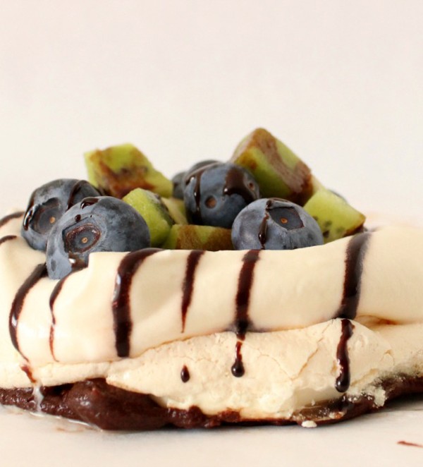 Chocolate Covered Pavlova