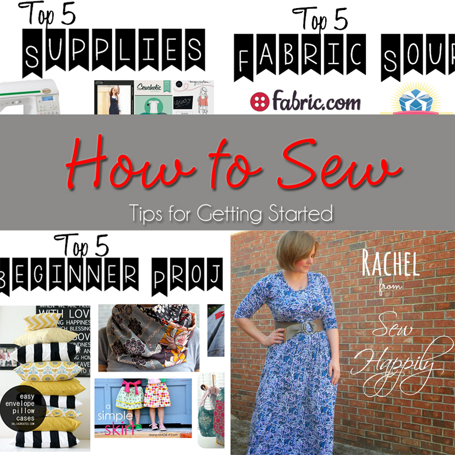 How to Sew ~ Tips for Getting Started www.kleinworthco.com