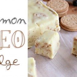 Lemon Oreo Fudge