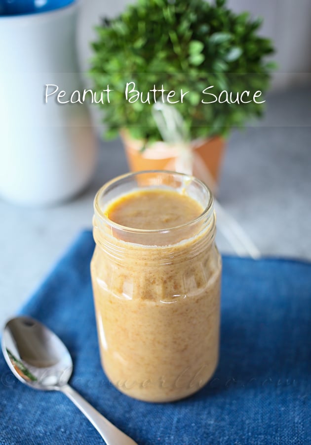 Peanut Butter Sauce