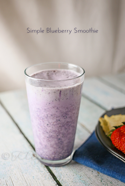 Simple Blueberry Smoothie from www.kleinworthco.com
