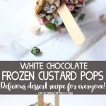 White Chocolate Custard Frozen Pops