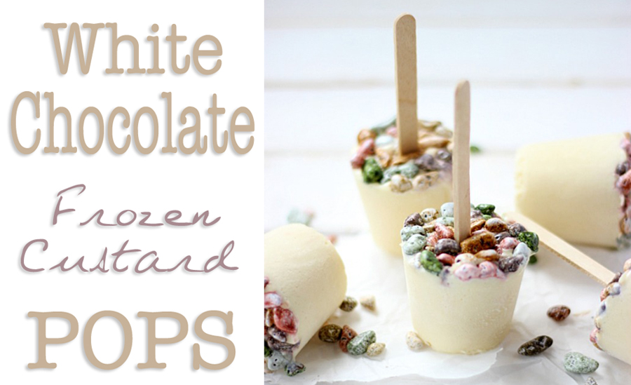 White Chocolate Custard Frozen Pops www.kleinworthco.com