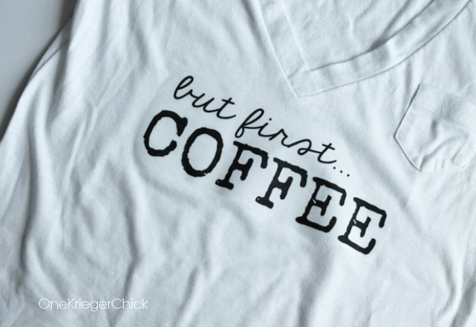 But First..... Coffee - DIY T Shirt & Printable