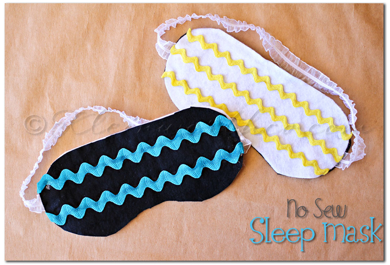 No Sew Sleep Mask