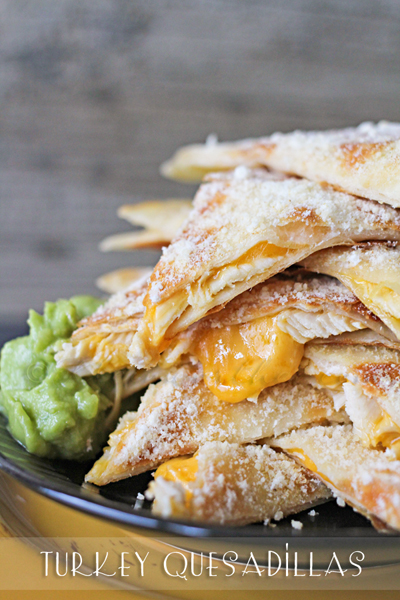 turkey quesadillas