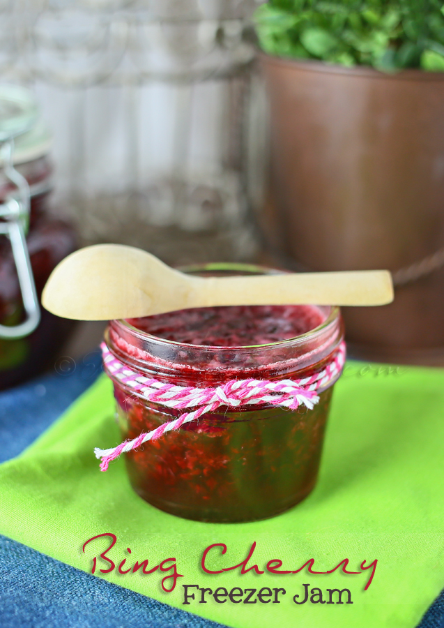 Bing Cherry Freezer Jam