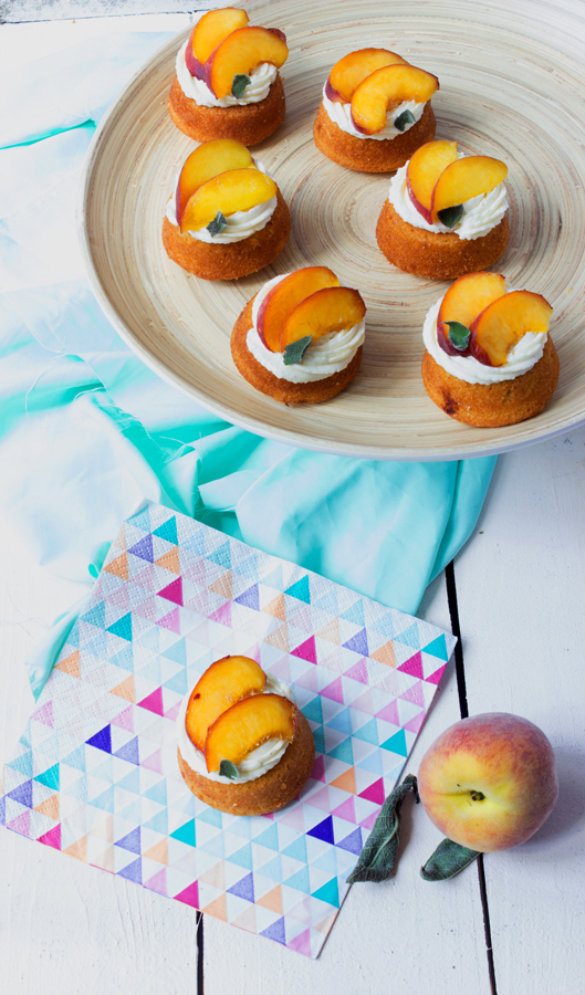 Bourbon Peach Tea Cakes