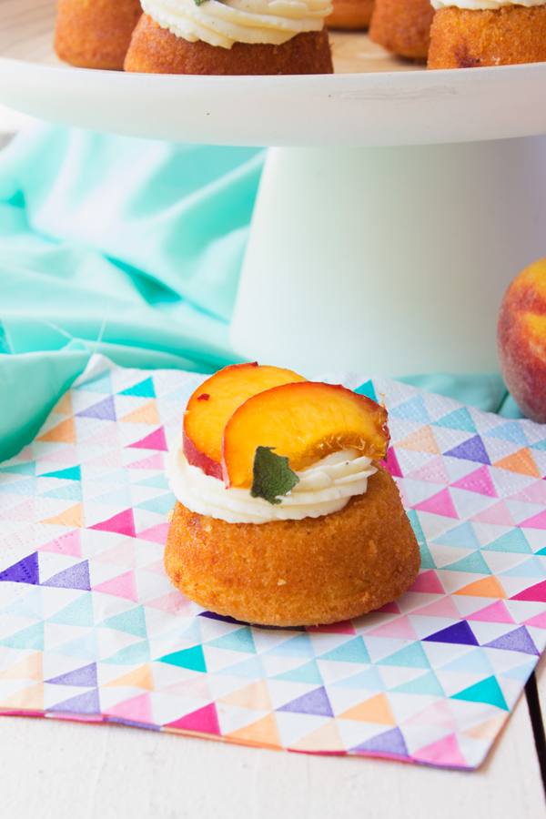 Bourbon Peach Tea Cakes