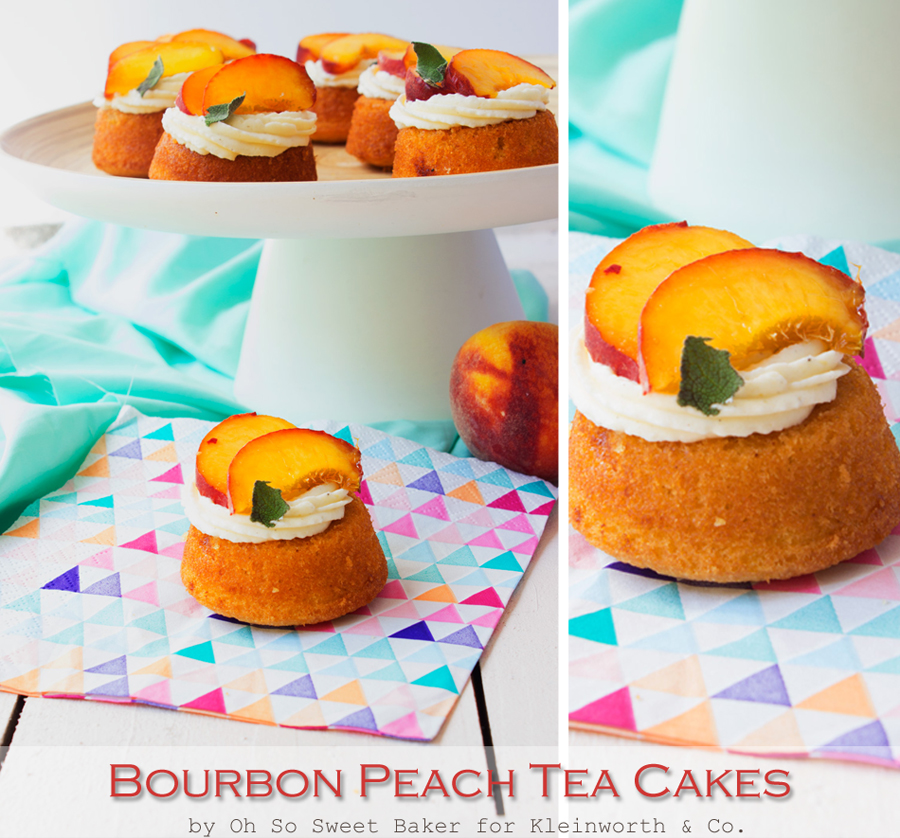 Bourbon Peach Tea Cakes