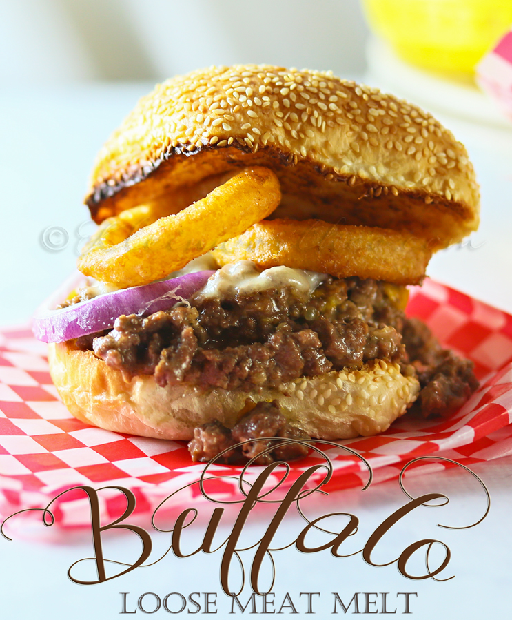 Buffalo Loose Meat Melt