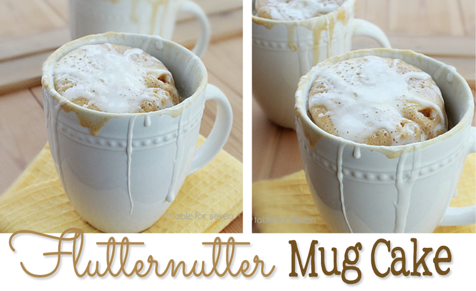 Fluffernutter Mug Cake