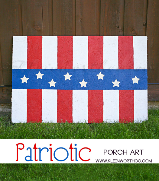 Patriotic Porch Art