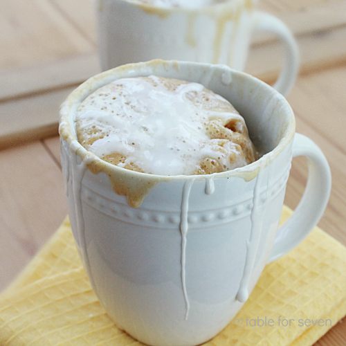 Fluffernutter Mug Cake