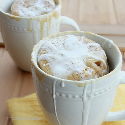 Fluffernutter Mug Cake