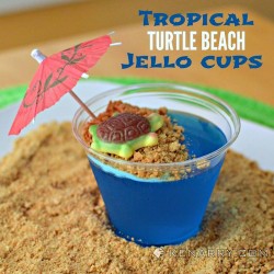 Blue Raspberry Jello Cups