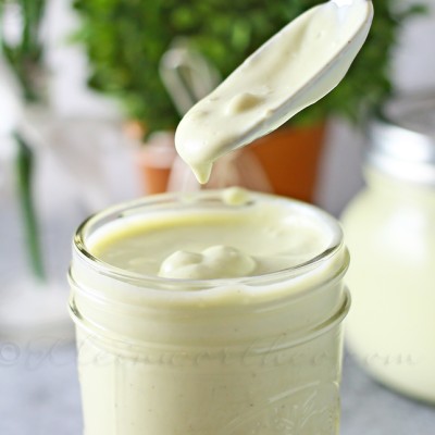 Avocado Goat Cheese Dressing