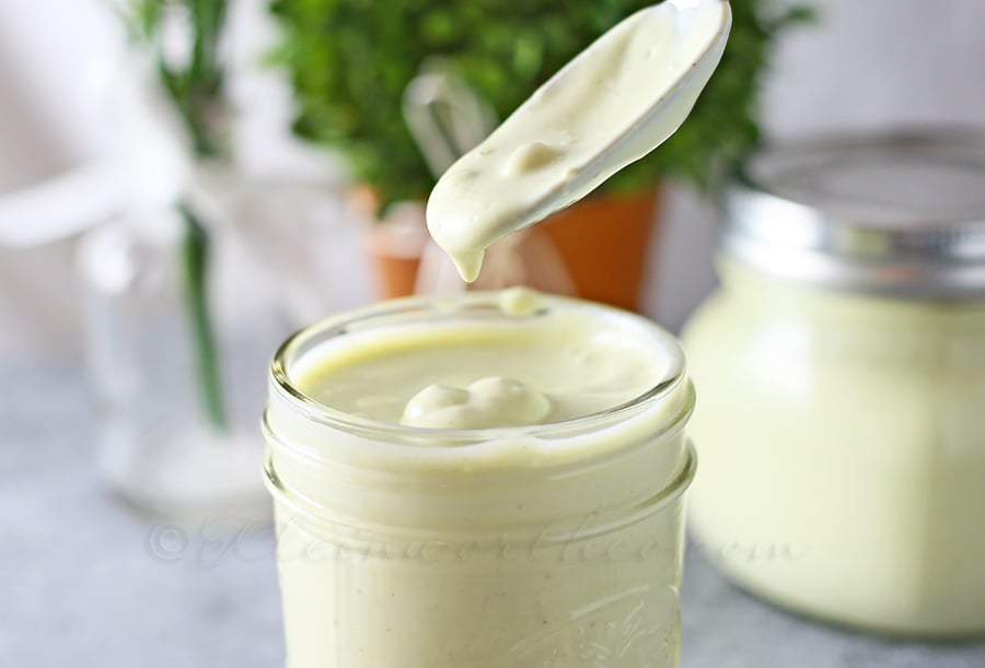 Avocado Goat Cheese Dressing