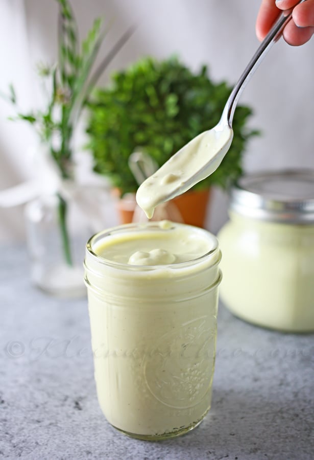 Avocado Goat Cheese Dressing