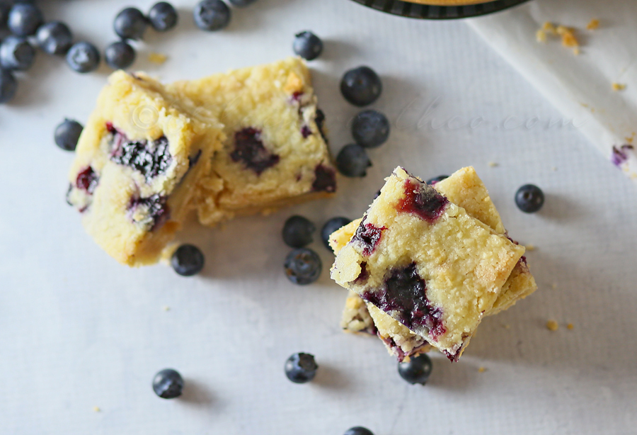 Blueberry Cobbler Bars