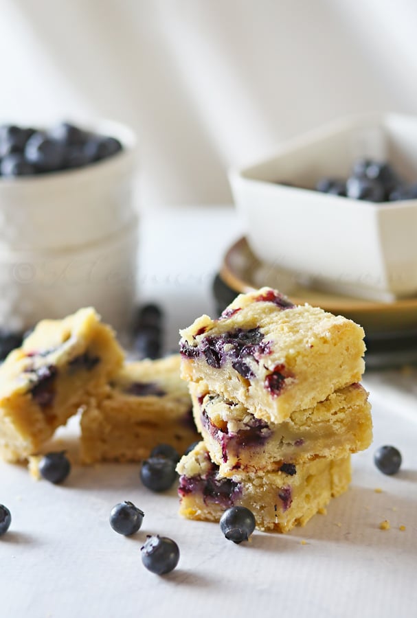 Blueberry Cobbler Bars