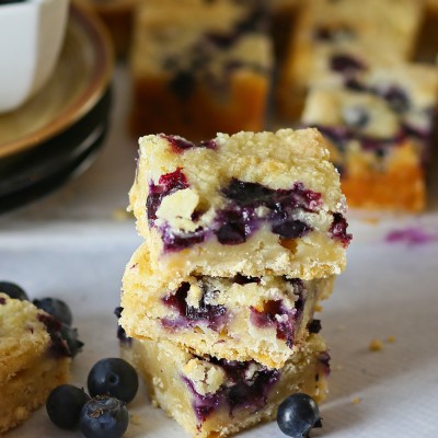 Blueberry Cobbler Bars