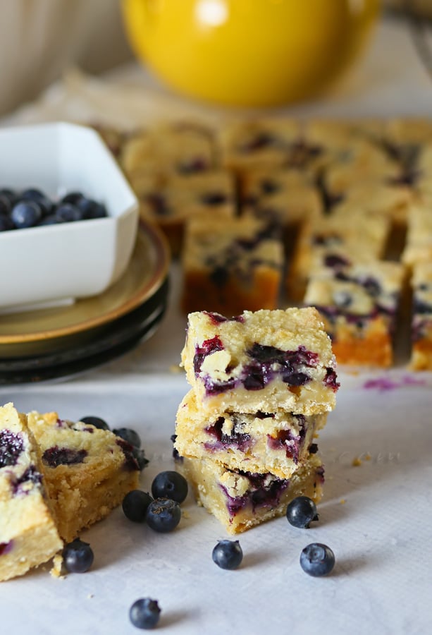 Blueberry Cobbler Bars