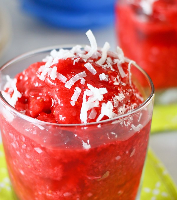 Coconut Raspberry Slush