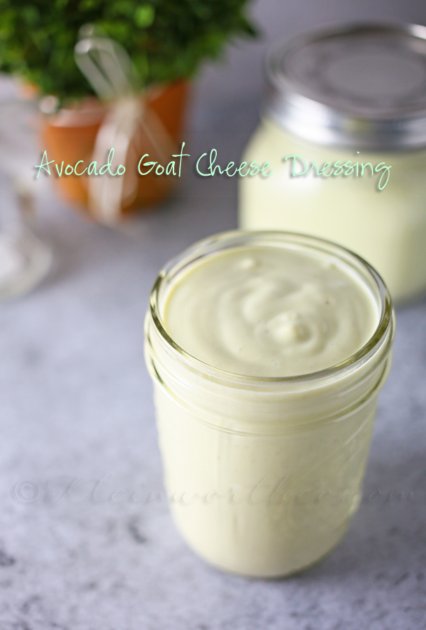 Avocado Goat Cheese Dressing