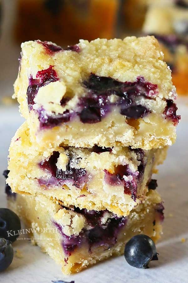 Blueberry Cobbler Bars