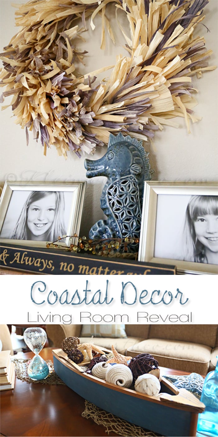 Coastal Decor {Living Room Reveal}