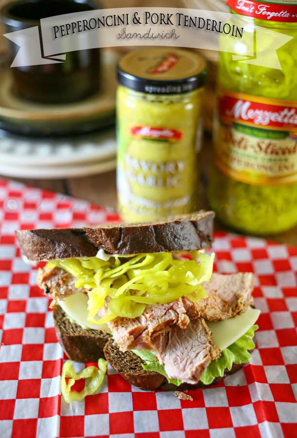 Pepperoncini Pork Tenderloin Sandwich