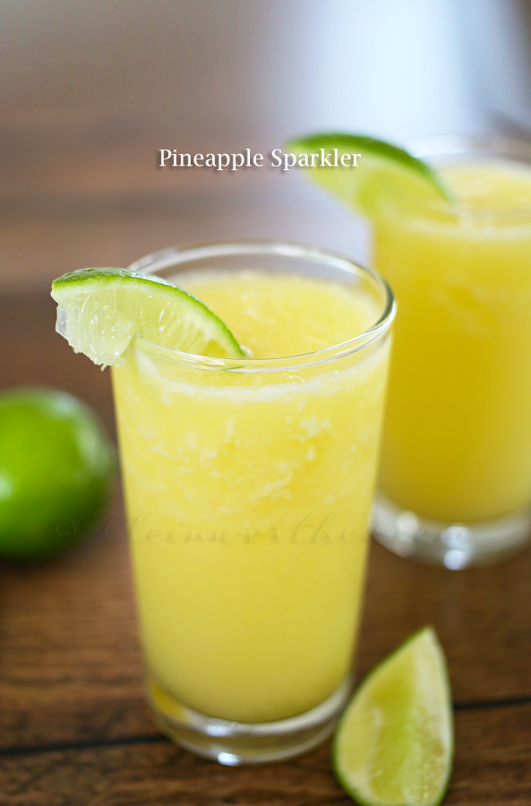 Pineapple Sparkler Recipe... Super yummy! 
