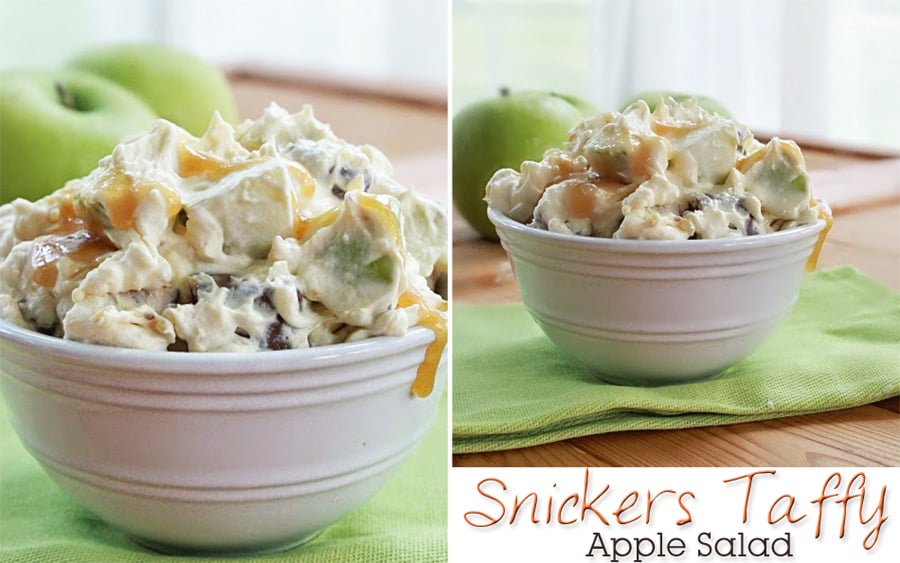 Snickers Taffy Apple Salad