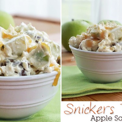 Snickers Taffy Apple Salad