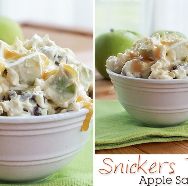 Snickers Taffy Apple Salad